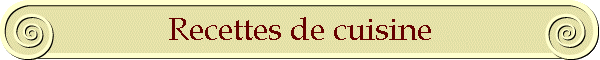 Recettes de cuisine